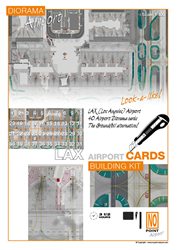 099-400 LAX 'Airport Cards' XXL